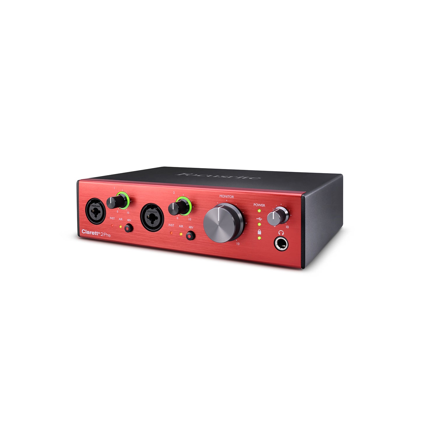 Focusrite Clarett+ 2Pre Audio Interface (10x4 USB-C)