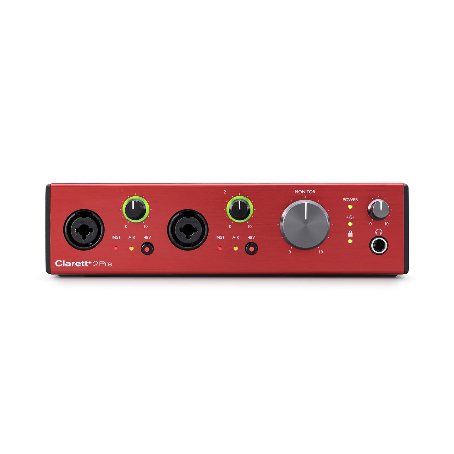 Focusrite Clarett+ 2Pre Audio Interface (10x4 USB-C)