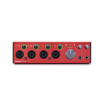 Focusrite Clarett+ 4Pre Audio Interface (18x8 USB)