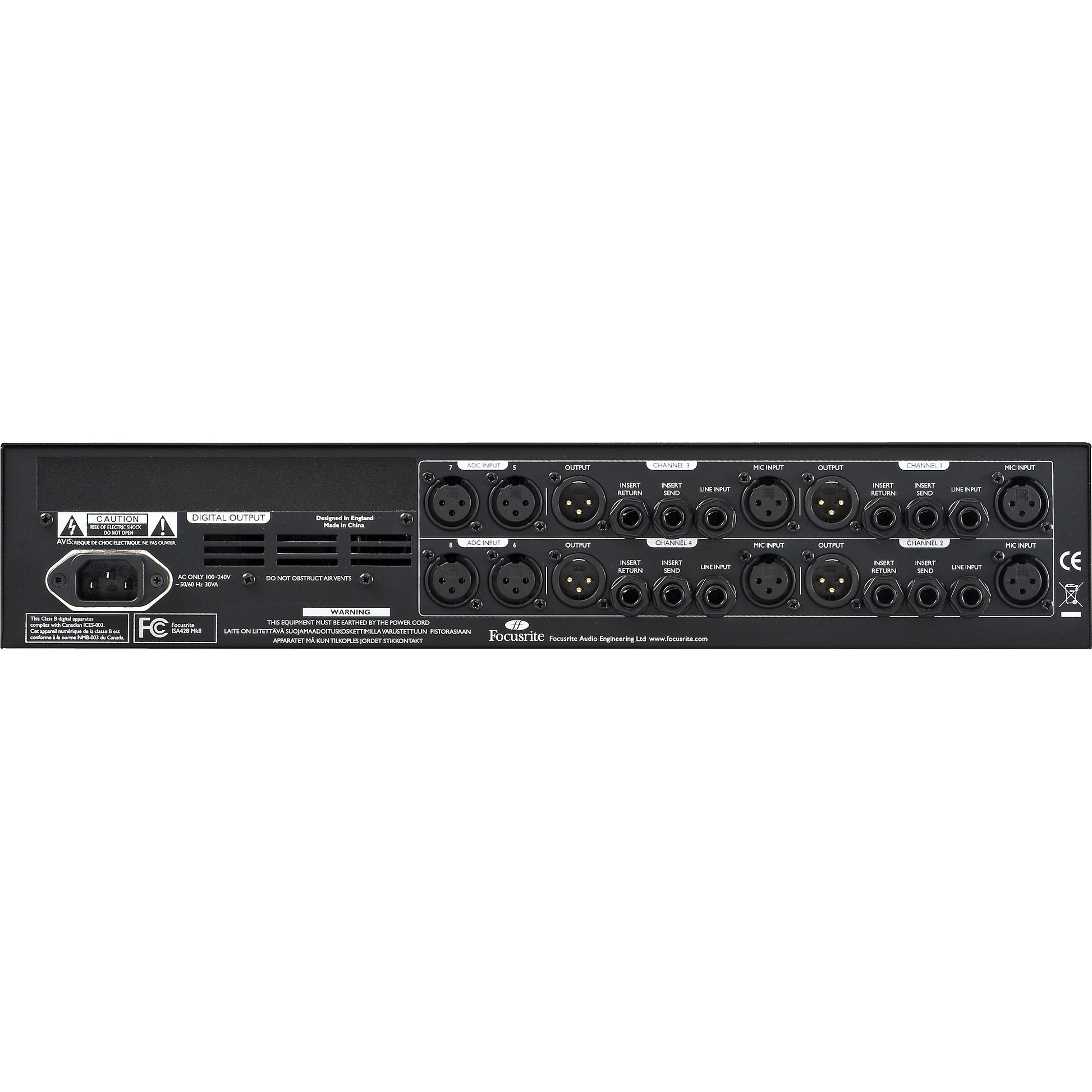 Focusrite ISA 428 MkII Microphone Preamp