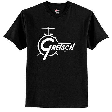 Gretsch Drums T-Roof Logo T-Shirt (Black)