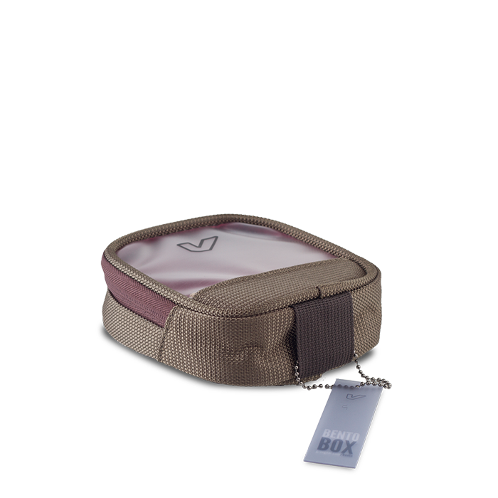 Gruv Gear Bento Box Half Length Slim (Pewter Crimson) - BENTO-HS02-ELT