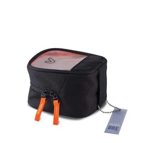 Gruv Gear Bento Box Half Length Tall (Black/Orange) - BENTO-HT02-BLK