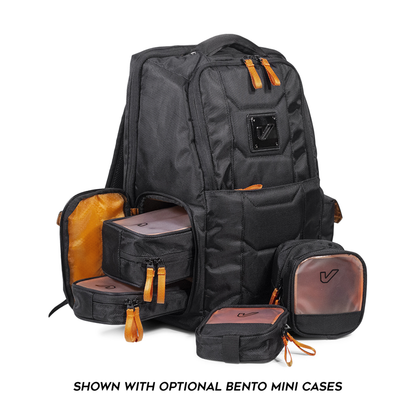 Gruv Gear Club Bag Stealth Elite - Flight-Smart Tech Backpack (Triple Black) - VENUEBAG02-EBK