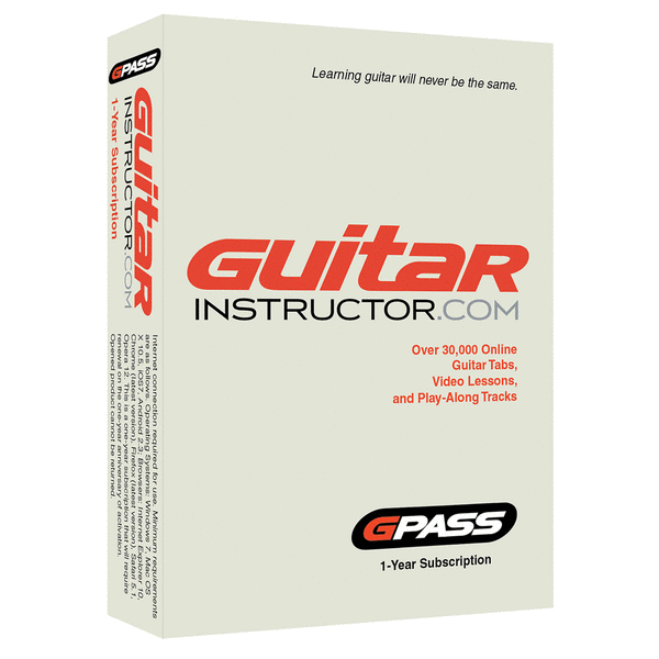 GuitarInstructor.com 1-Year G-Pass