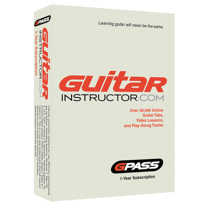 GuitarInstructor.com 1-Year G-Pass