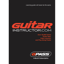 GuitarInstructor.com 3-month G-Pass