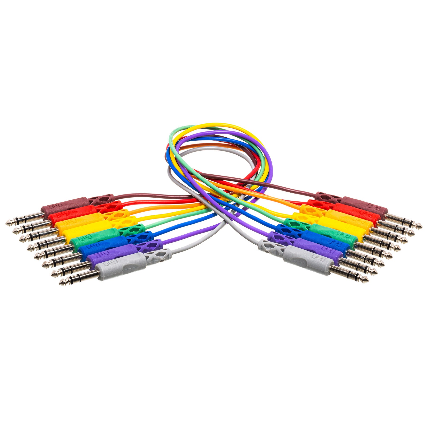 HOSA Balanced Patch Cables 1/4 in TRS to Same (1.5 ft) - CSS-845