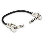 HOSA Guitar Patch Cable Low-profile Right-angle to Same (1 ft) - IRG-101
