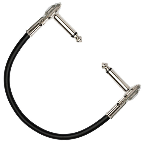 HOSA Guitar Patch Cable Low-profile Right-angle to Same (6 in) - IRG-100.5