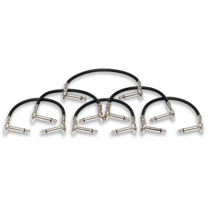 HOSA Guitar Patch Cable Low-profile Right-angle to Same (6 in) - IRG-600.5