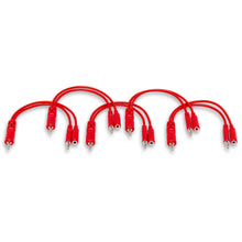 HOSA Hopscotch Patch Cables 3.5 mm TS 3.5 mm TSF Pigtail to 3.5 mm TS (0.5 ft) - CMM-515Y