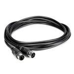 HOSA MIDI Cable 5-pin DIN to Same (15 ft) - MID-315BK