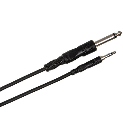 HOSA Mono Interconnect 1/4 in TS to 3.5 mm TRS (3 ft) - CMP-103