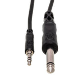 HOSA Mono Interconnect 1/4 in TS to 3.5 mm TRS (3 ft) - CMP-103
