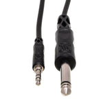 HOSA Mono Interconnect 1/4 in TS to 3.5 mm TRS (5 ft) - CMP-105