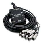 HOSA SH-8X0-50 Pro-Conex Little Bro' Sub Snake Hosa 8 x XLR Sends (50 ft)