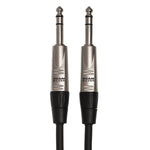 HOSA Pro Balanced Interconnect  REAN 1/4 in TRS to Same (1.5 ft) - HSS-001.5