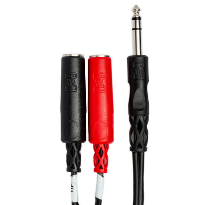 HOSA Stereo Breakout 1/4 in TRS to Dual 1/4 in TSF - YPP-117