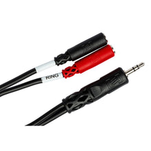 HOSA Stereo Breakout 3.5 mm TRS to Dual 3.5 mm TSF - YMM-261