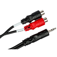 HOSA Stereo Breakout 3.5 mm TRS to Dual RCAF - YRA-154