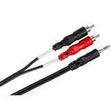 HOSA Stereo Breakout 3.5 mm TRS to Dual RCA (10 ft) - CMR-210