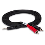HOSA Stereo Breakout 3.5 mm TRS to Dual RCA (10 ft) - CMR-210