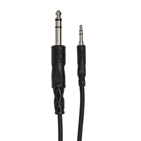 HOSA Stereo Interconnect 3.5 mm TRS to 1/4 in TRS (3 ft) - CMS-103