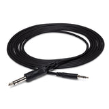 HOSA Stereo Interconnect 3.5 mm TRS to 1/4 in TRS (3 ft) - CMS-103