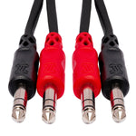 HOSA Stereo Interconnect Dual 1/4 in TRS to Same (1 m) - CSS-201