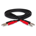 HOSA Stereo Interconnect Dual 1/4 in TRS to Same (1 m) - CSS-201