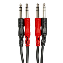 HOSA Stereo Interconnect Dual 1/4 in TRS to Same (2 m) - CSS-202