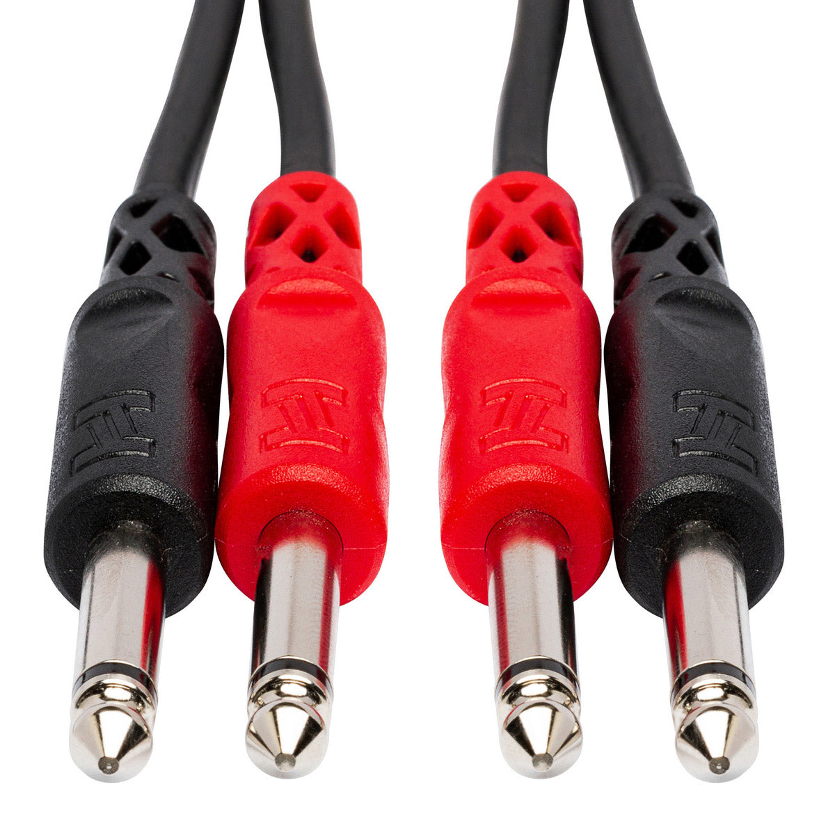HOSA Stereo Interconnect Dual 1/4 in TS to Same (1 m) - CPP-201