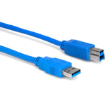 HOSA SuperSpeed USB 3.0 Cable Type A to Type B (6 ft) - USB-306AB
