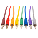 HOSA Unbalanced Patch Cables 3.5 mm TS to Same (1 ft) - CMM-830