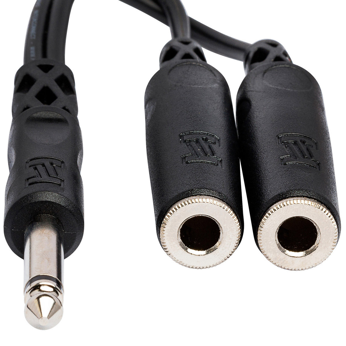 HOSA Y Cable 1/4 in TS to Dual 1/4 in TSF - YPP-111