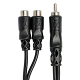 HOSA Y Cable RCA to Dual RCAF - YRA-104
