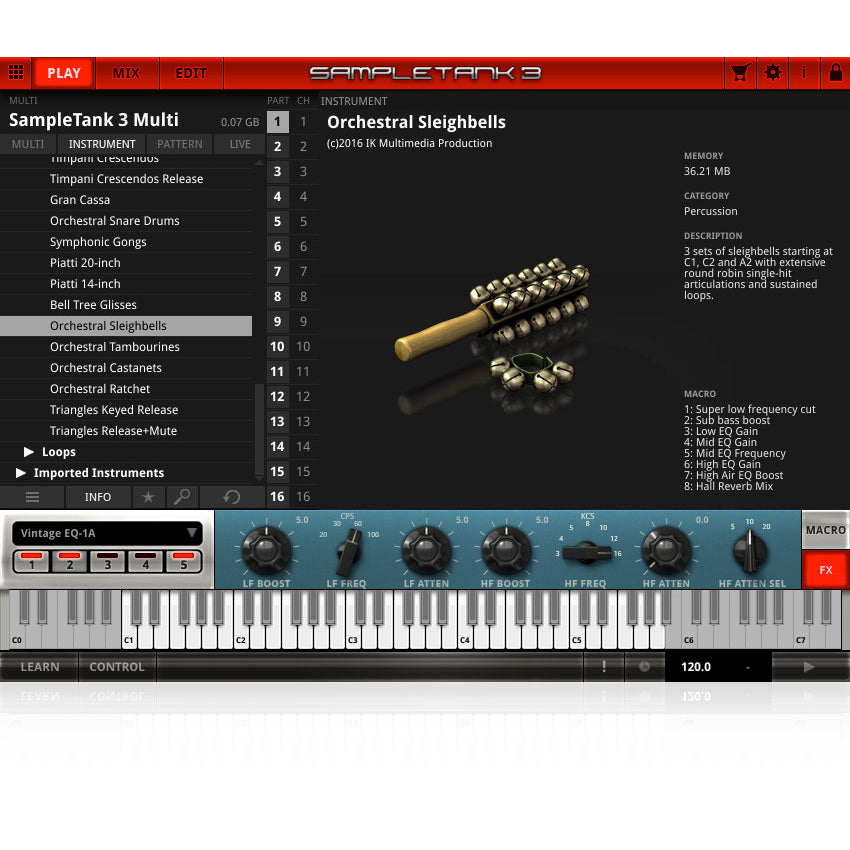 IK Multimedia Custom Shop Orchestral Percussion