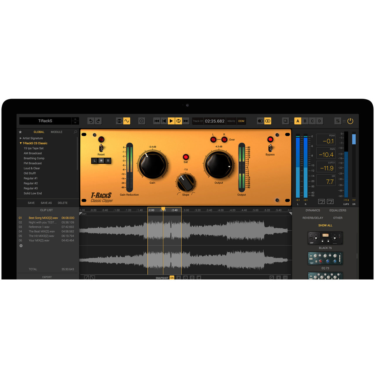 IK Multimedia Classic Clipper Plug-In