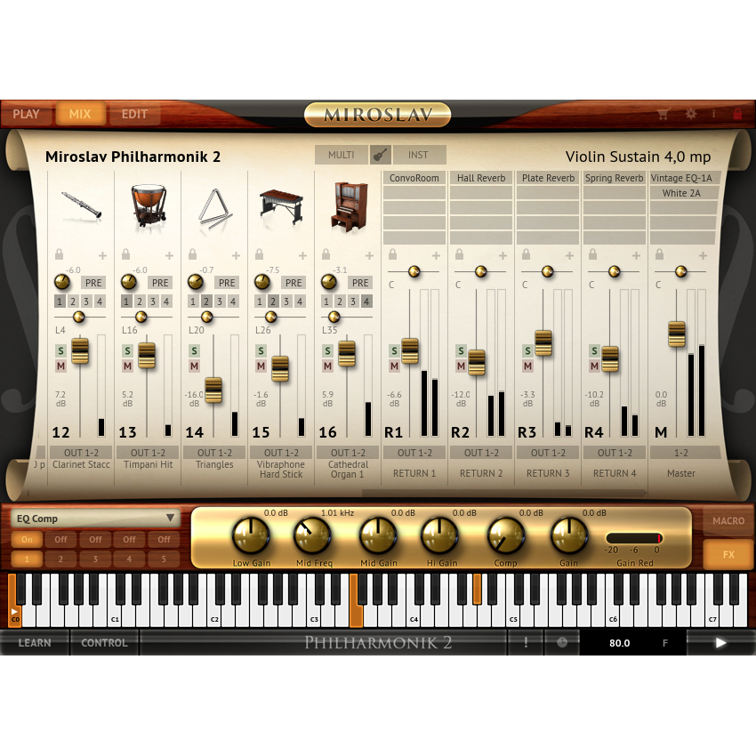 IK Multimedia Miroslav PhilHarmonik 2 Orchestral Library