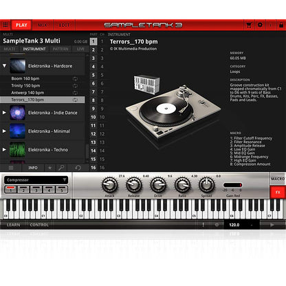 IK Multimedia SampleTank Custom Shop Hardcore Elektronika