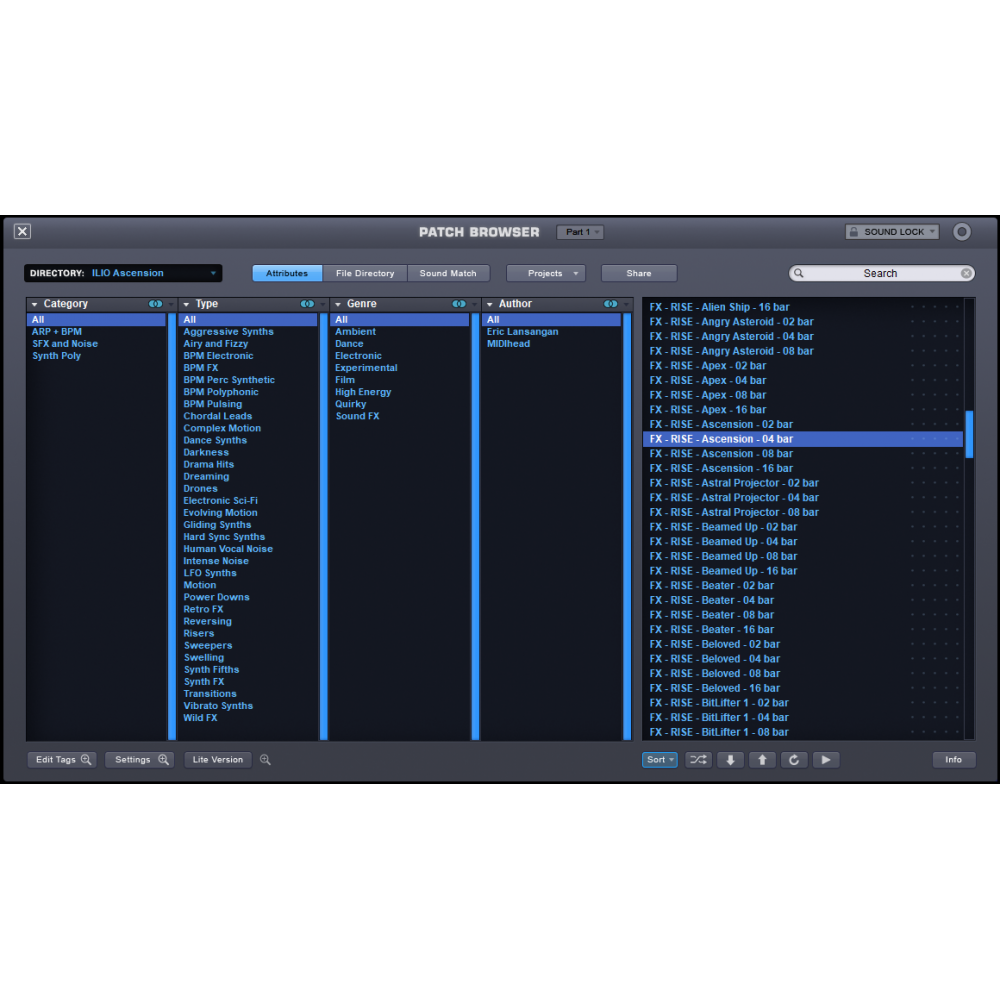 ILIO Ascension for Omnisphere 2 (Rises and Swells)