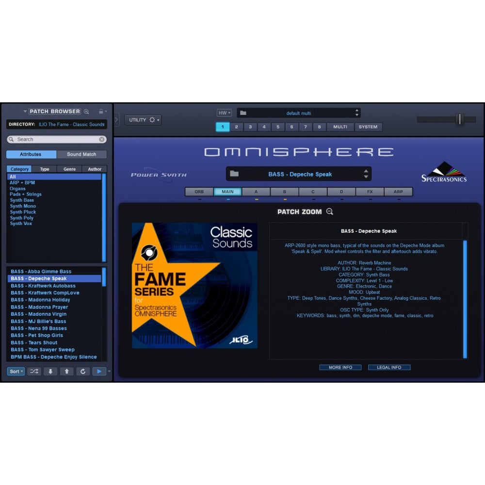 ILIO The Fame Series- Classic Sounds for Omnisphere 2