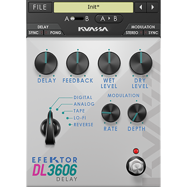 KUASSA Efektor DL3606 Delay