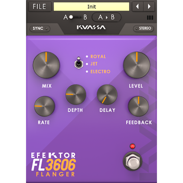 KUASSA Efektor FL3606 Flanger Plug-In