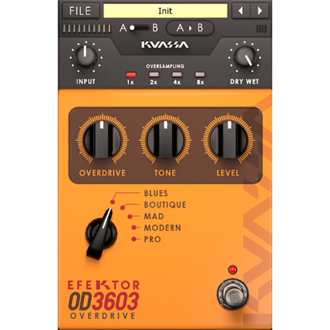 KUASSA Efektor OD3603 Overdrive Plug-In