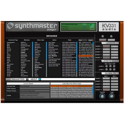 KV331 Audio Everything Bundle Upgrade from SynthMaster