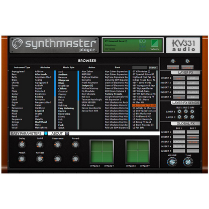 KV331 Audio SynthMaster Player