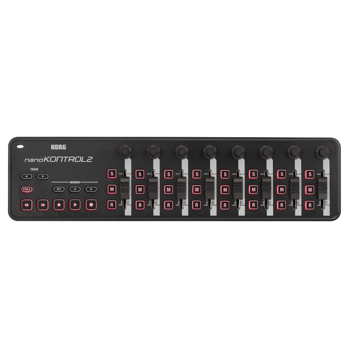 Korg nanoKONTROL2 USB MIDI Slim-Line Controller (Black)