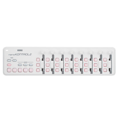 Korg nanoKONTROL2 USB MIDI Slim-Line Controller (White)
